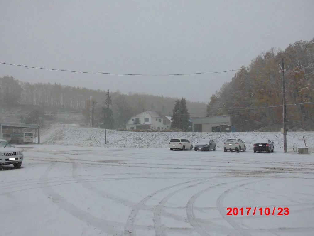 農産物情報　2017年10月23日（雪）